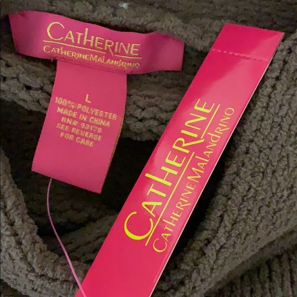 Catherine Malandrino Mauve Turtleneck Sweater - Picture 8 of 9
